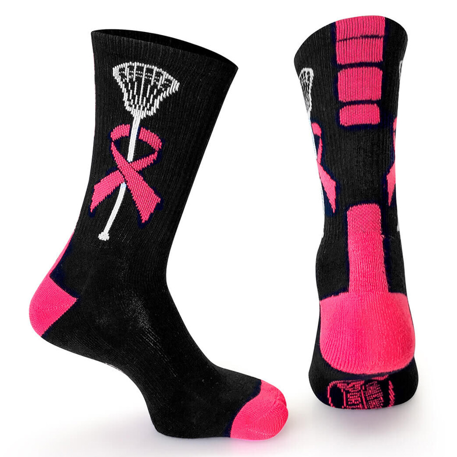 Lacrosse Woven Mid Calf Socks - Awareness